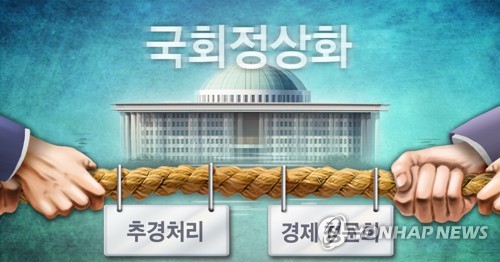 국회 정상화, 여야 줄다리기 (PG)