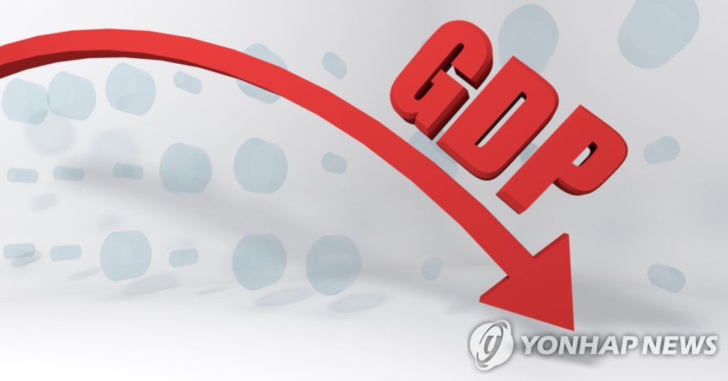 韓国の１９年の１人当たり名目国内総生産（ＧＤＰ）の減少率はＯＥＣＤ加盟国のうち５番目に大きかった（イラスト）＝（聯合ニュース）
