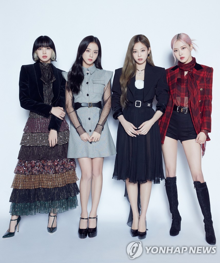 This photo, provided by YG Entertainment, shows K-pop girl group BLACKPINK. (PHOTO NOT FOR SALE)(Yonhap)
