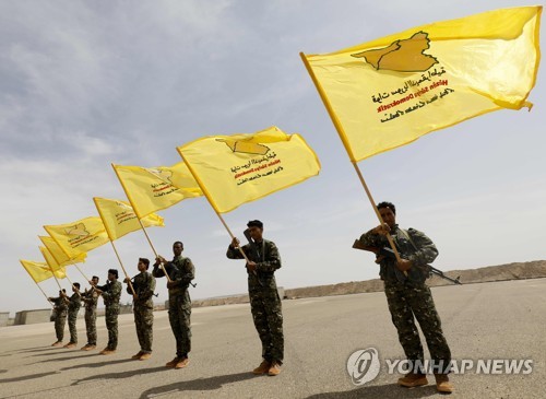 시리아 동부 데이르에즈조르의 시리아민주군(SDF)