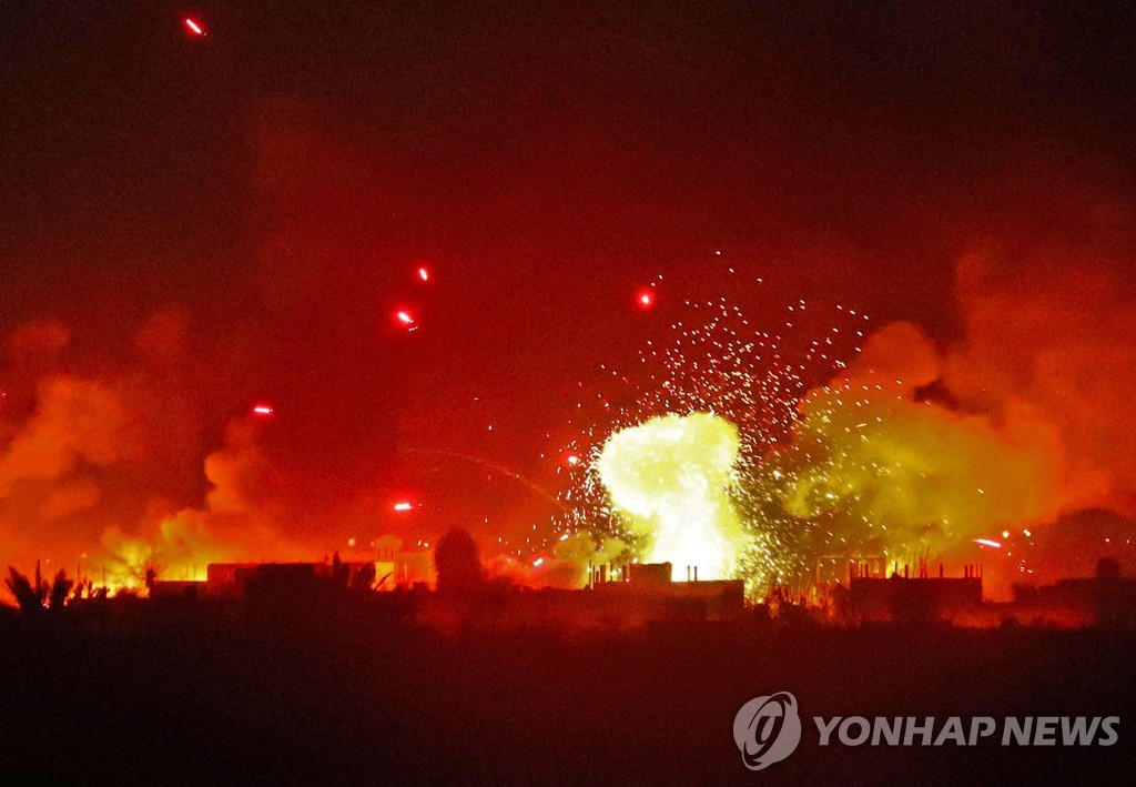 11일 IS 격퇴전이 벌어진 시리아 동부 바구즈