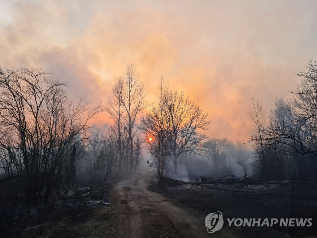 UKRAINE-DISASTER-FIRE