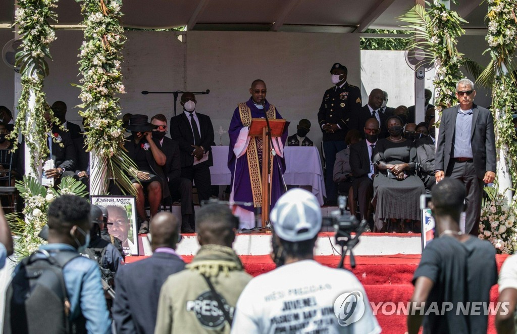 Haiti-POLITICS-Moise-FUNERAL