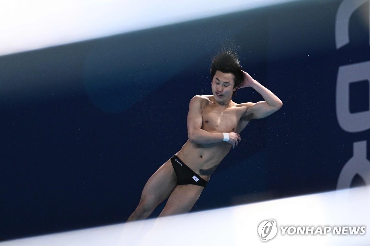 우하람의 트위스티 연기