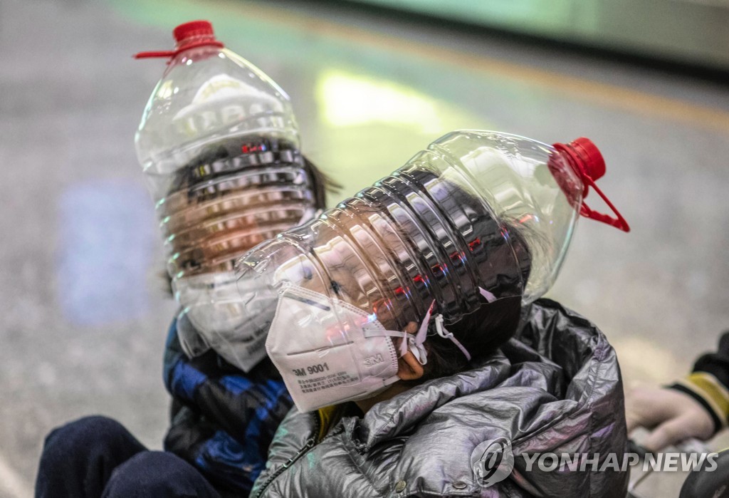CHINA PHOTO SET EPIDEMIC CORONAVIRUS COVID19 FACE MASKS