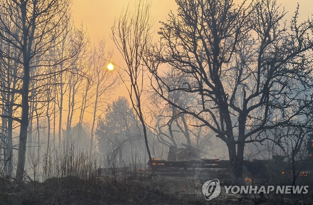 UKRAINE CHERNOBYL FOREST FIRE