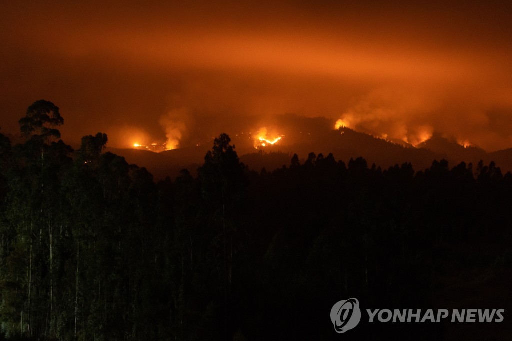 화재로 피해 잇따르는 칠레 중부 농촌지역