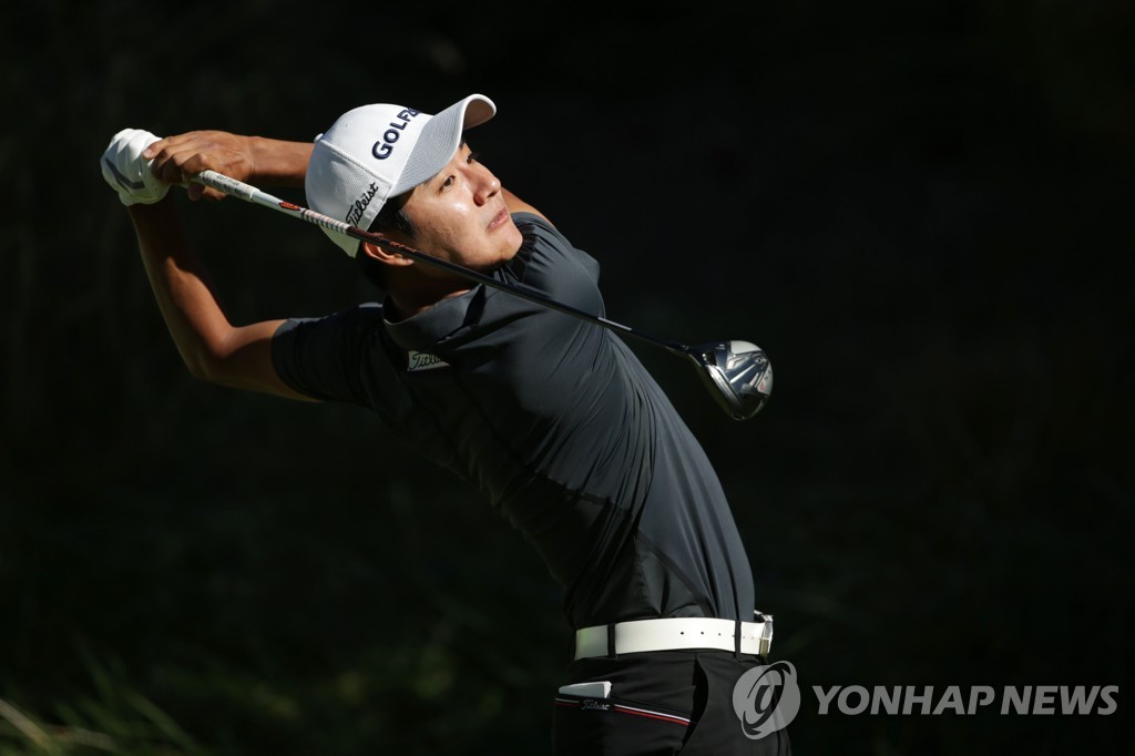 김한별의 경기 모습.