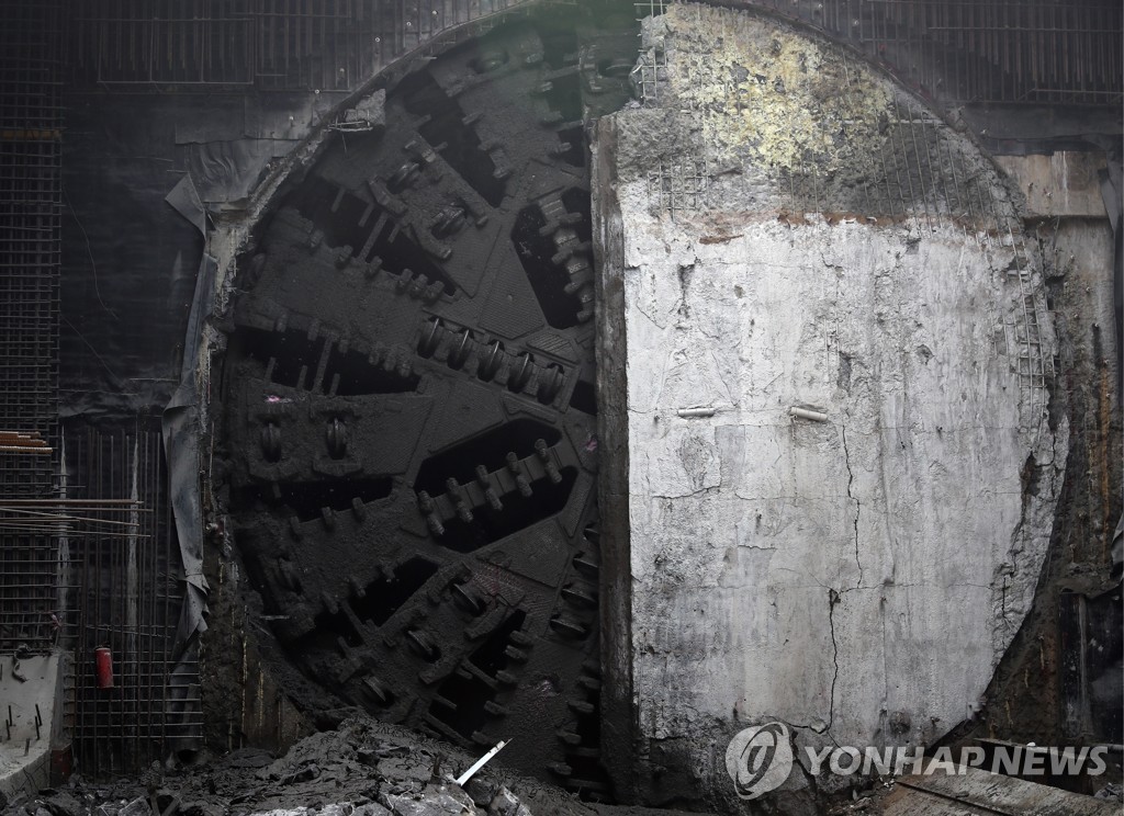 Construction site of Nizhegorodskaya Station of Moscow Underground