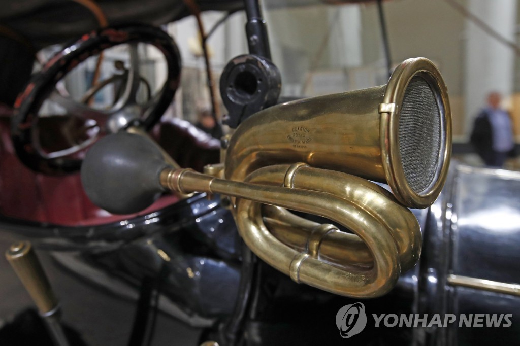 Exhibition of retro cars at Moscow's VDNKh exhibition center