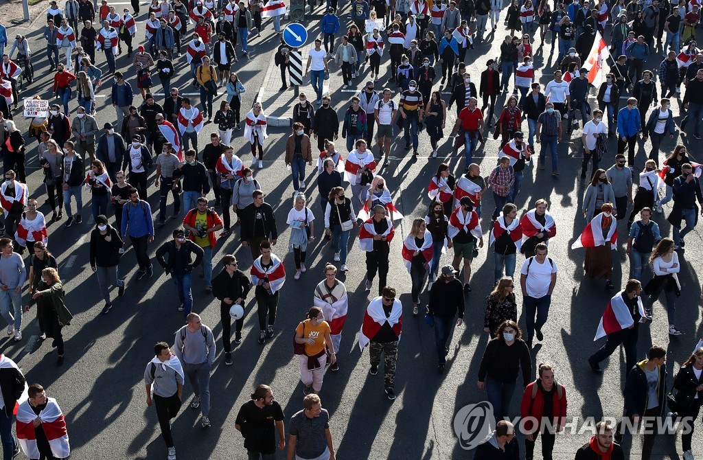Situation in Minsk, Belarus