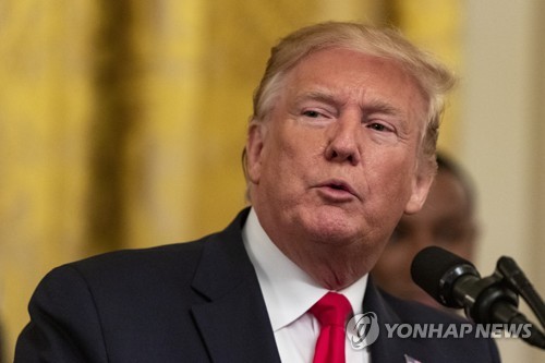 도널드 트럼프 미 대통령