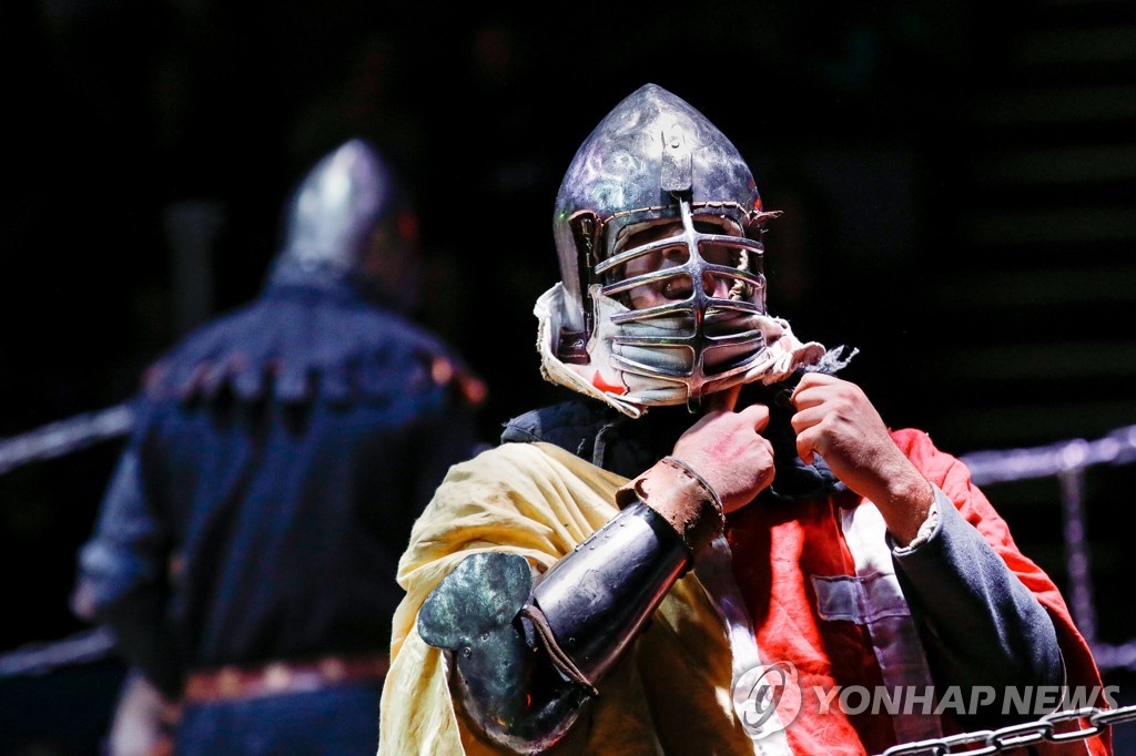 RUSSIA-MOSCOW-MEDIEVAL KNIGHTS-WARRIOR 2020