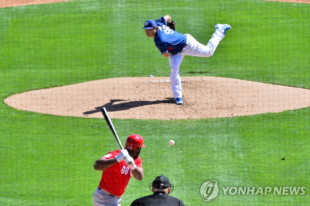 BASEBALL-MLB-LAD-CIN/