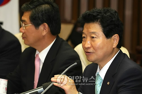 안상수 원내대표 DJ비판