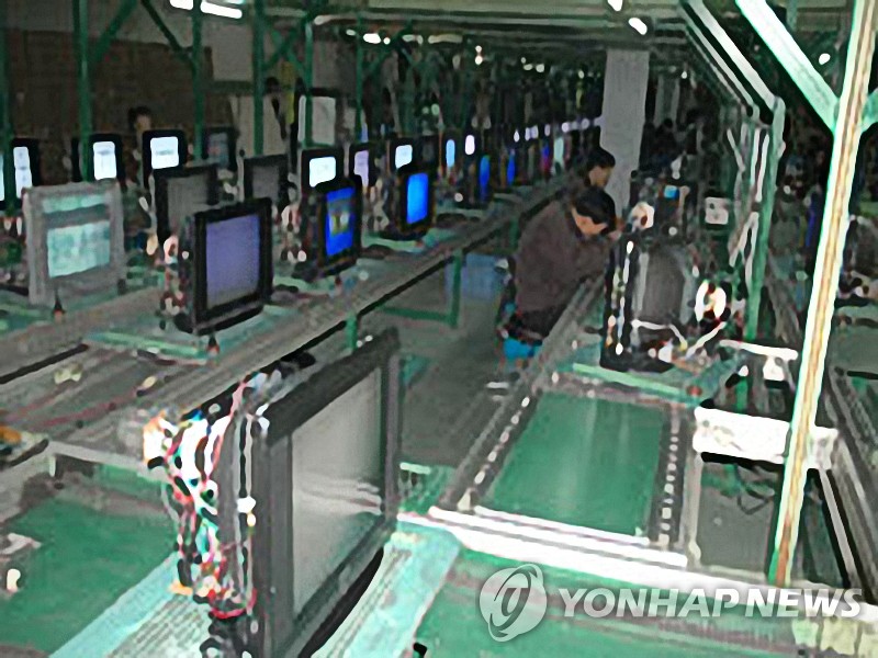 '평양서 슬림.평면형 TV인기"