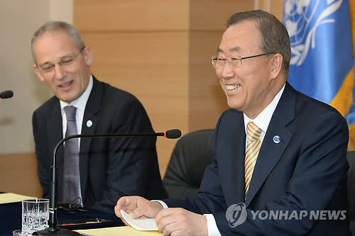 반기문 유엔사무총장 기자회견