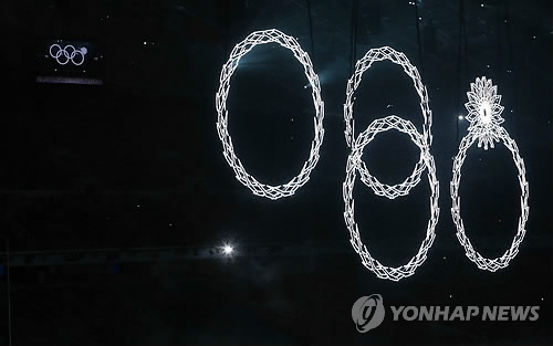 <올림픽> 공연 초반부터 실수 투성이