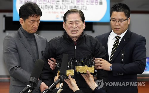 김한식 청해진해운 대표 "죄송합니다"