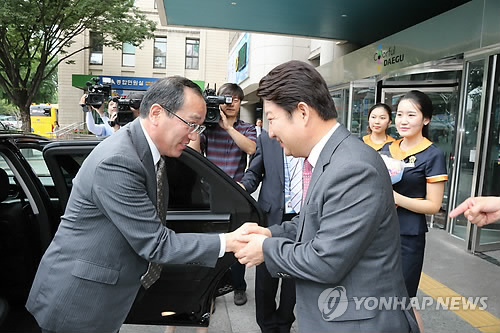 대구 찾은 히로시마시장