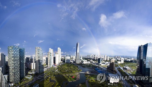 인천경제자유구역 송도국제도시 전경