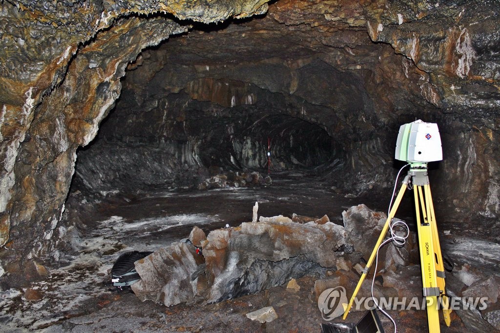 새로 발견된 제주 소천굴 내부 3D 실측