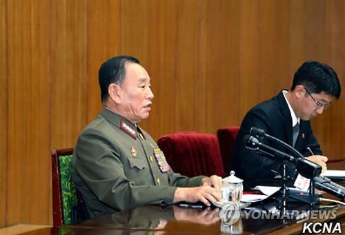 김영철 북한 정찰총국장 (연합뉴스 자료사진)