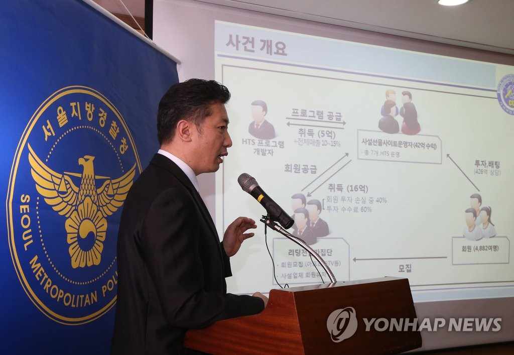 400억원대 불법선물거래·도박 조직 적발