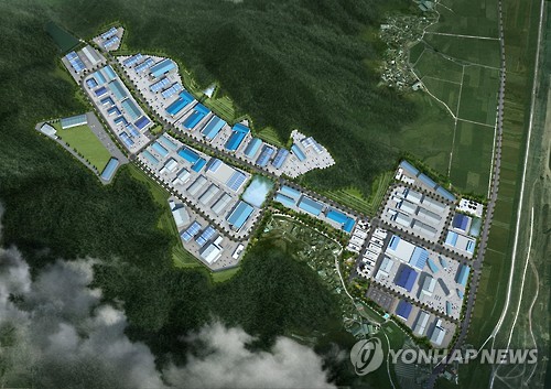 동고령산업단지 조감도