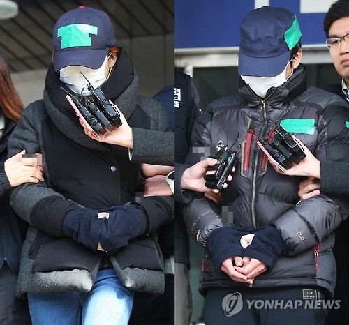 경찰서 나오는 평택 실종아동 부모