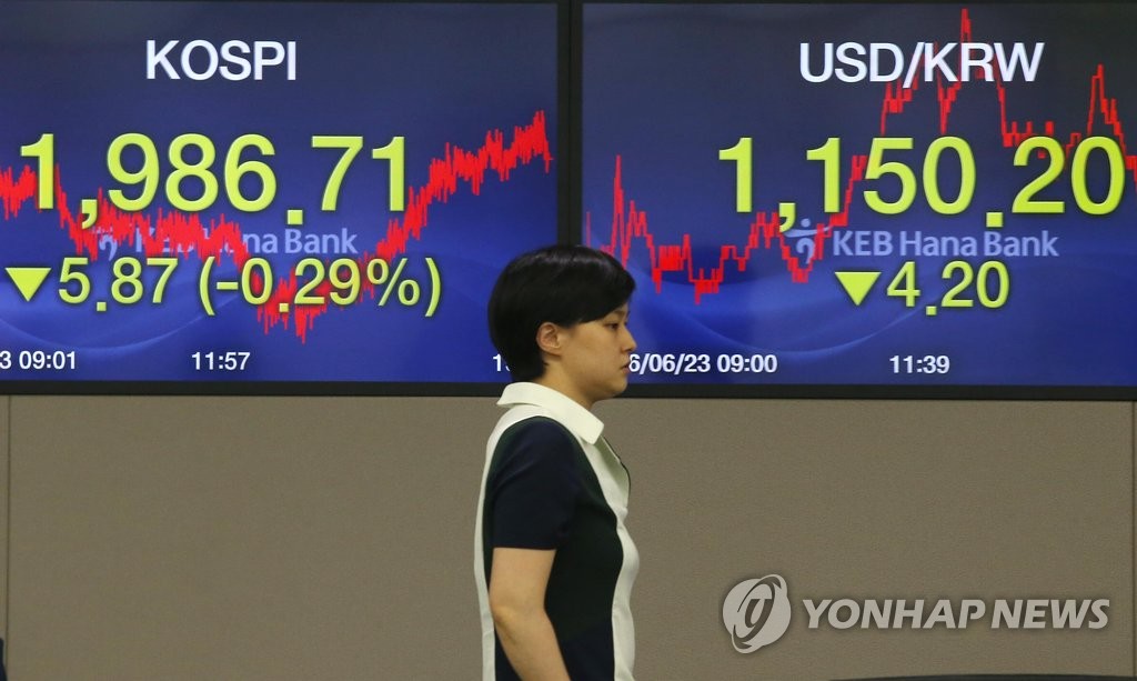 코스피 소폭 하락