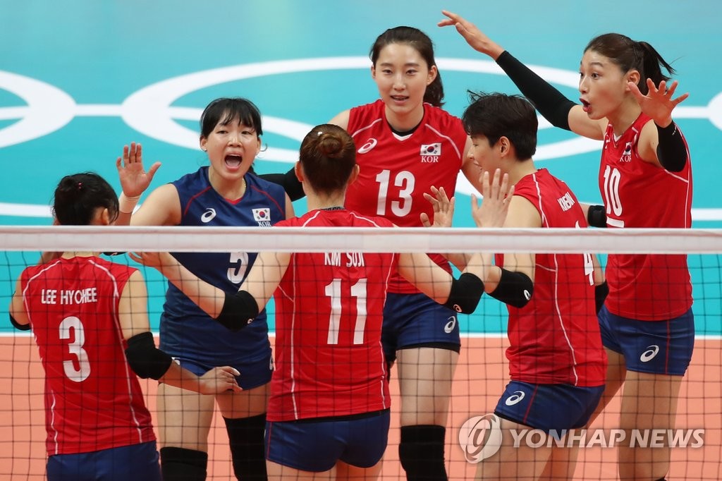 <올림픽> 여자배구 '아르헨티나를 넘어'