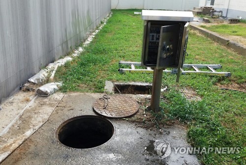 2016년 작업자가 질식해 사망한 청주의 한 공장 정화조