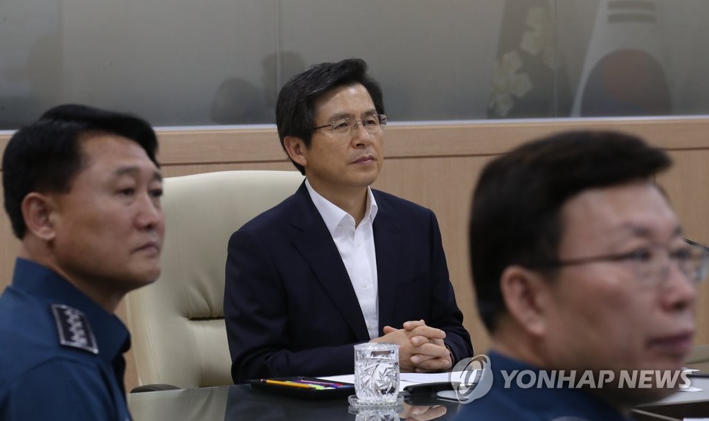 황 총리, 경찰청 방문