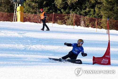 이상호, 한국 스노보드 월드컵 역사상 최고 성적 4위 기록