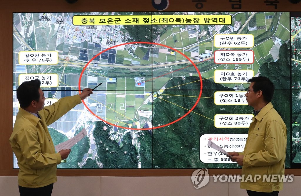 구제약 상황 점검하는 직원들