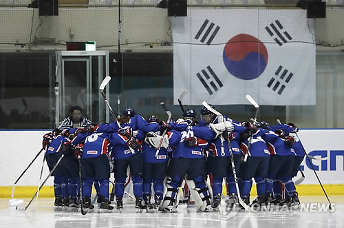 아시안게임 女아이스하키, 중국에 3-2 역전승