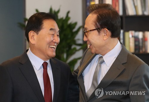 이재오, 이명박 전대통령 예방