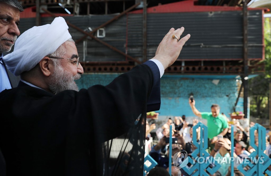 이란 대선 로하니 압승 예상…중간집계서 58% 득표