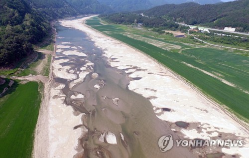 메말라가는 소양호