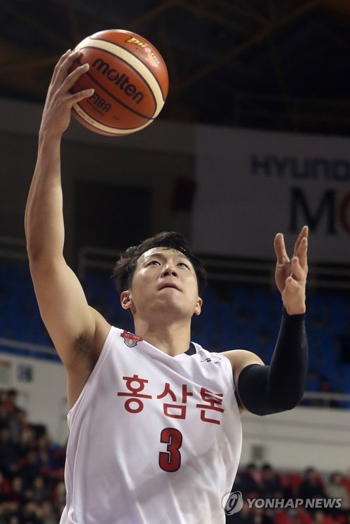이정현의 경기 모습.