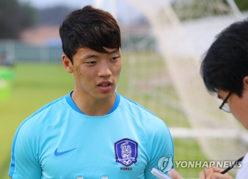 대표팀 합류 소감 말하는 황희찬