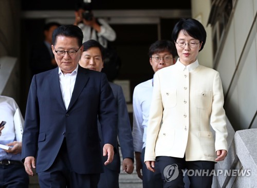 '국민의당 리베이트' 박선숙 항소심도 무죄