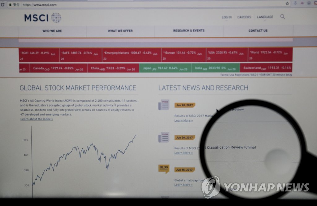 중국 A주, 3전4기로 MSCI 신흥시장지수 편입