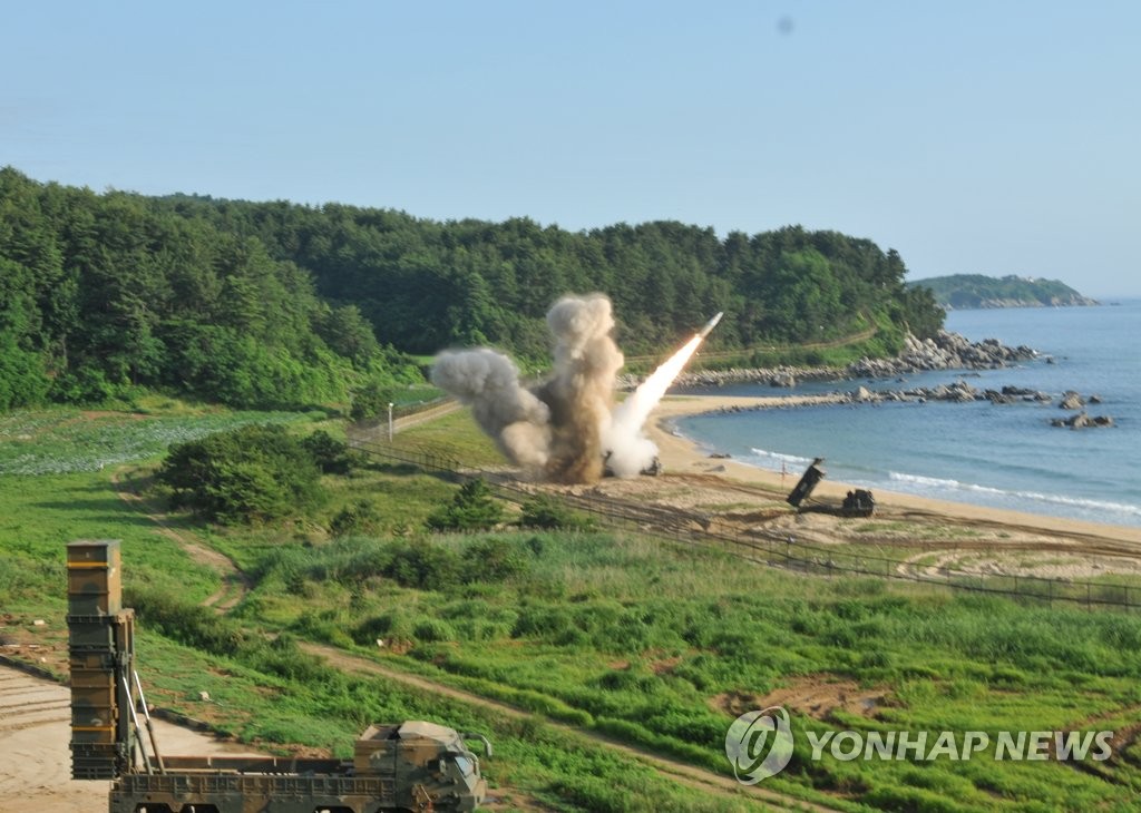 한미 미사일 동시 사격훈련