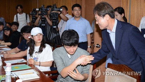교육대생들 만난 조희연 교육감