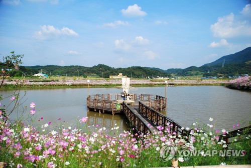 하동 배드리공원 풍경