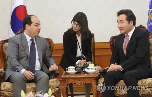 이총리, 리비아 부총리에 "우리기업 복귀하길"…북핵도 협조요청 - 2