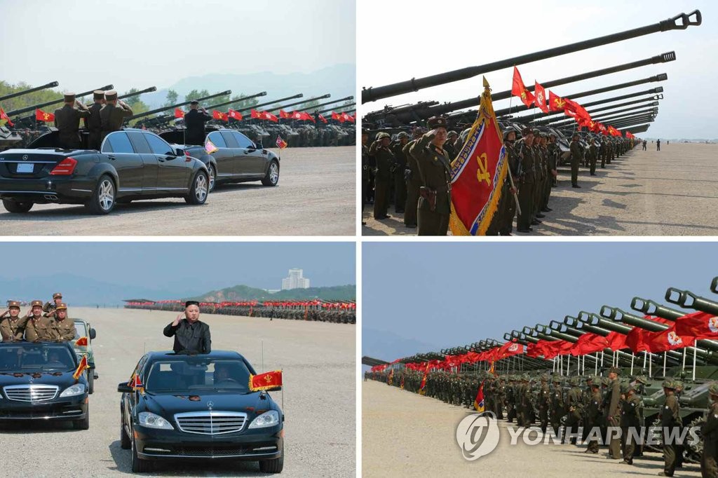북, '2·8절(건군절)' 공식 지정 열병식 준비…지난해는 군종합동타격시위