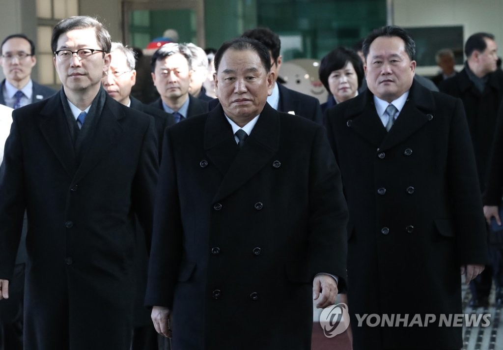 北朝鮮高官代表団が韓国入り